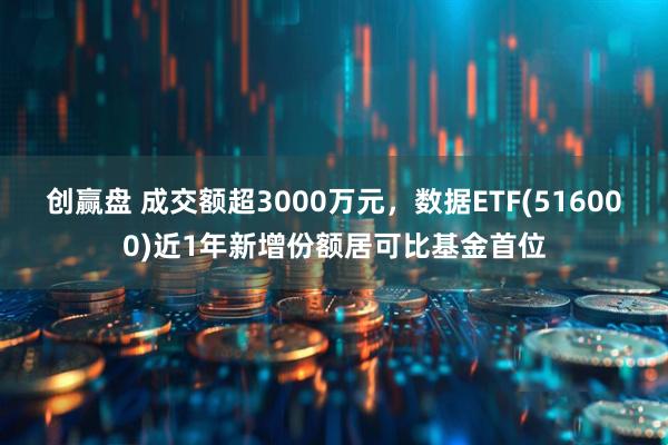 创赢盘 成交额超3000万元，数据ETF(516000)近1年新增份额居可比基金首位